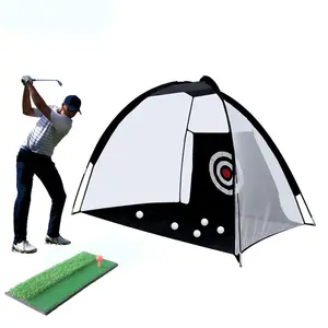 OEM Portable Non-slip Rubber Golf Swing Exerciser Indoor Practice Golf Swing Practice Mat