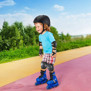 Conjunto de Protección de Material PE para Niños/Jóvenes al por Mayor para Patinete, Monopatín y Patinaje - Rodilleras y Coderas con Cierre de Hebilla - Product Image 2