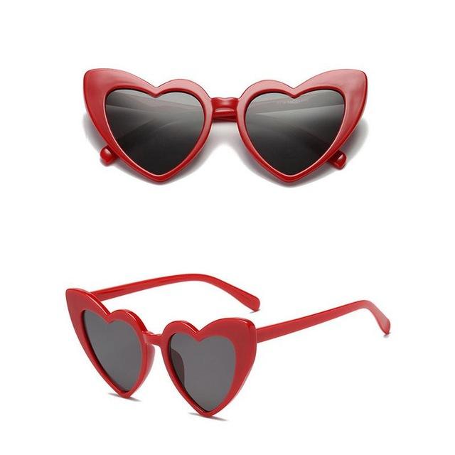 Love Party Decorated Heart Sunglasses Women's Fashion Heart-shaped Sunglasses