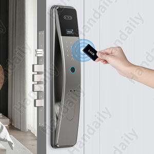 HANDAILY Usine Tuya WIFI Vidéo Interphone Smart Lock Reconnaissance faciale Cerradura Inteligente Biométrique Numérique Serrure D'empreintes Digitales - Product Image 4