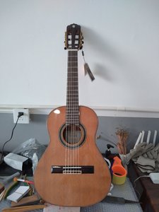 Geake K-200 Professional Adults Use High Quality 4/4 Size Handmade <b>Classical</b> <b>Guitar</b> Solid Cedar Top Spruce Body Nylon <b>Strings</b> - Product Image 2