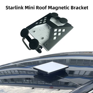 Soporte Magnético Mini Starlink, Asa <span class=keywords><strong>de</strong></span> Transporte <span class=keywords><strong>de</strong></span> Aleación <span class=keywords><strong>de</strong></span> Aluminio, Resistente a Golpes y Arañazos, Soporte Resistente Sin Perforación para <span class=keywords><strong>Techo</strong></span> <span class=keywords><strong>de</strong></span> <span class=keywords><strong>Coche</strong></span> - Product Image 4
