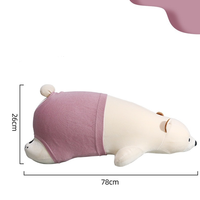 Vibrateur Teddy Bear Invisible Automatique Rétractable pour Femmes, avec Fonction Canon Télescopique et Simulation Discrète