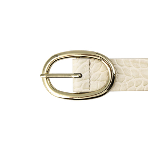 HONGSHEN Designer nuova <span class=keywords><strong>cintura</strong></span> da <span class=keywords><strong>donna</strong></span> con fibbia da <span class=keywords><strong>donna</strong></span> <span class=keywords><strong>Beige</strong></span> in finto coccodrillo - Product Image 3