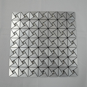 Impermeável 3D alumínio mosaico parede telha decoração adesivos auto-adesivo para exterior Villa paredes estilo asiático Design - Product Image 5