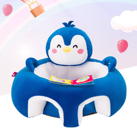 Canapé pour bébé, adorable canapé-lion pour bébé avec dossier, sécurité, mousse antidérapante, chaise longue pour tout-petit, pour salon, chambre à coucher