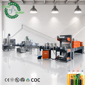 Estación <span class=keywords><strong>de</strong></span> Embotellado <span class=keywords><strong>de</strong></span> Bebidas Carbonatadas Comercial y Duradera Serie DCGF8-8-<span class=keywords><strong>3</strong></span> <span class=keywords><strong>de</strong></span> 1000 BPH con Certificados ISO y CE - Product Image 1