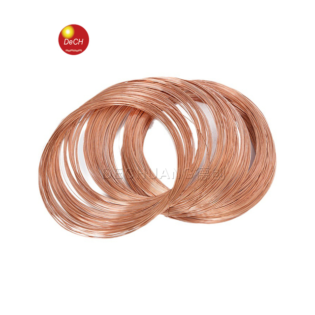Factory Customized PVC-Coated Low Carbon Steel Flat Wire Copper-Plated Iron Wire Any Diameter Baling Cutting Processing Service