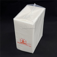 Serviettes personnalisées avec logo Serviettes en papier blanc Airlaid 1ply pour fête de mariage
