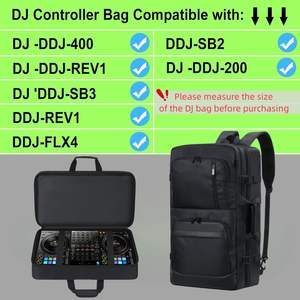 กระเป๋าเป้สะพายหลัง Cxinesbag สำหรับ Pioneer <span class=keywords><strong>DDJ</strong></span> FLX4/<span class=keywords><strong>DDJ</strong></span> <span class=keywords><strong>400</strong></span>/<span class=keywords><strong>DDJ</strong></span> REV1 คอนโทรลเลอร์ สายสะพายปรับได้ กระเป๋าใส่อุปกรณ์แบบนุ่ม สำหรับงานเฉพาะ - Product Image 5