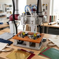 Robot collaboratif à 6 axes, charge utile de 12 kg, portée de 1327 mm, précision élevée de ±0,03 mm, cobot industriel pour collage automatisé