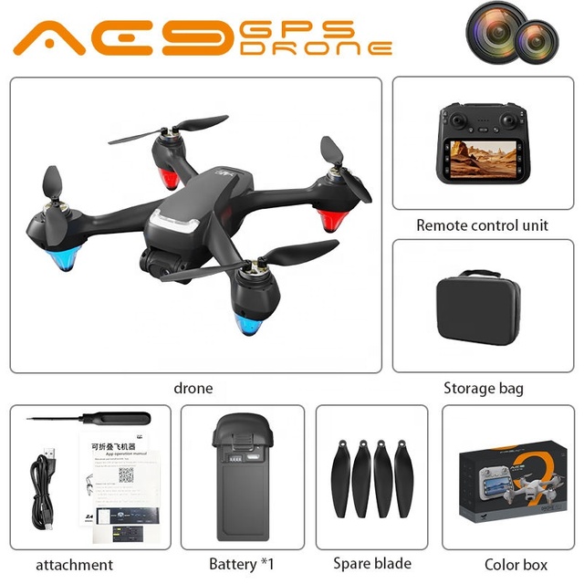AE9 Foldable Mini Quadcopter Dual Camera 4K Remote Wifi Optical Flow Altitude Hold Gesture 360 Flip Kids Drone for Beginners