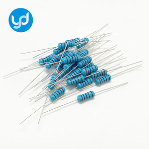 Điện trở màng kim loại 1W 1% vòng màu 1k2k 10K 100 <span class=keywords><strong>Ohm</strong></span> 120 <span class=keywords><strong>Ohm</strong></span> 22K 220 4.7k 470 1m - Product Image 3