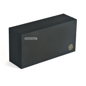 Caja de Regalo Magnética Biodegradable Hecha a Mano, Caja de Lujo para Gafas de Sol con Logotipo en Lámina Dorada - Product Image 4