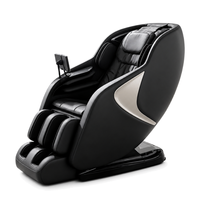 Fauteuil de massage électrique complet avec massage par pression d'air, charge sans fil, ions négatifs, écran tactile et fonction inclinable