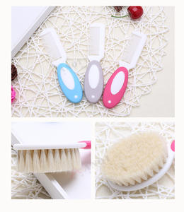 Cepillo para el Cabello de Bebé con Cerdas Suaves de Pelo de Cabra y Set de Peine - Ideal para la Caspa del Recién Nacido - Para Recién Nacidos y Niños Pequeños - Product Image 4