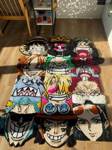 Alfombra Personalizada con Diseño de Anime, Alfombra Divertida con Forma 3D, Tapete para Puerta, Decoración para Sala de Estar y Dormitorio, Alfombra Resistente al Desgaste para One Piece - Product Image 1