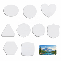 Aimant de réfrigérateur personnalisé en aluminium imprimé par sublimation, léger, pour cadeaux promotionnels et décoration de cuisine