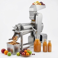 Machine industrielle automatique pour presser le jus de tomates, raisins, agrumes, oranges et citrons, ligne industrielle