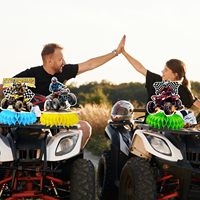 9 Piezas Centros de Mesa de Panal de Abeja para Cuatrimotos y Motos de Cross, Recuerdos de Fiesta, Decoraciones para Fiestas de Cumpleaños, Centros de Mesa para Mesa de ATV