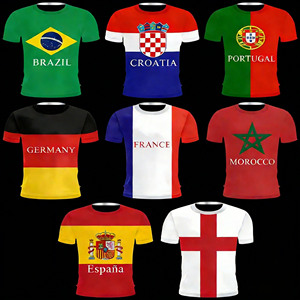 Maillot de supporter personnalisé 2026 pour la ville hôtelière, 100 % polyester respirant, maillot de club de football uni, imprimé par sublimation, manches courtes, séchage rapide - Product Image 1