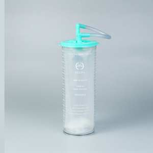 Outer Canister 1500ml PC Hispa S12-01A ISO Certified Disposable Class I <strong>Medical</strong> Surgical Waste Liquid Collection Canister Single - Product Image 6