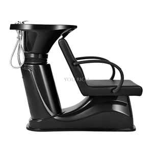 وحدات غسيل الشعر للصالونات مع حوض شامبو مائل وكرسي، كرسي شامبو مريح مع مساند للذراعين - Product Image 6