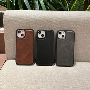 Étui de téléphone personnalisable en cuir TPU 360° intégral, antichoc, anti-traces de doigts, étanche, protection d'écran couleur unie - Product Image 3