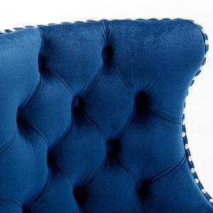 Swivel Velvet Adjustable Height Barstools Chrome Base Modern Design Eco-Friendly Comfortable Tufted Backs Set of 2 - Product Image 5