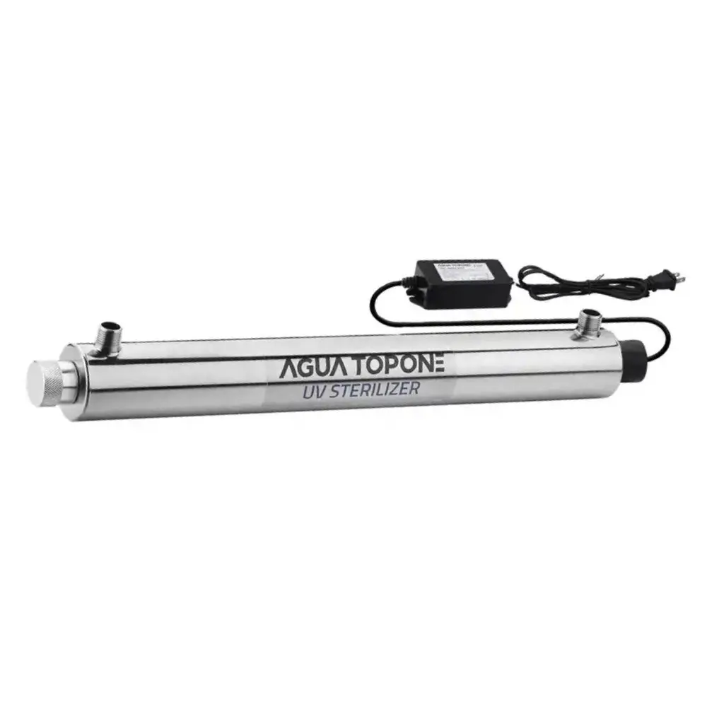 AGUA TOPONE SUS304 Sistema purificador de tratamiento de agua Uv Máquina de purificación para lámpara comercial Filtro de agua Uv Agua