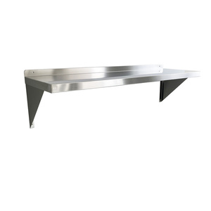 Jincheng NSF Knock-down cấu trúc thương mại cạnh tròn 304 S/s thép không gỉ Tường Gắn kệ - Product Image 4