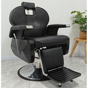 Sillón de Barbería Dorado para Hombre, Muebles y Equipos de Peluquería - Product Image 2