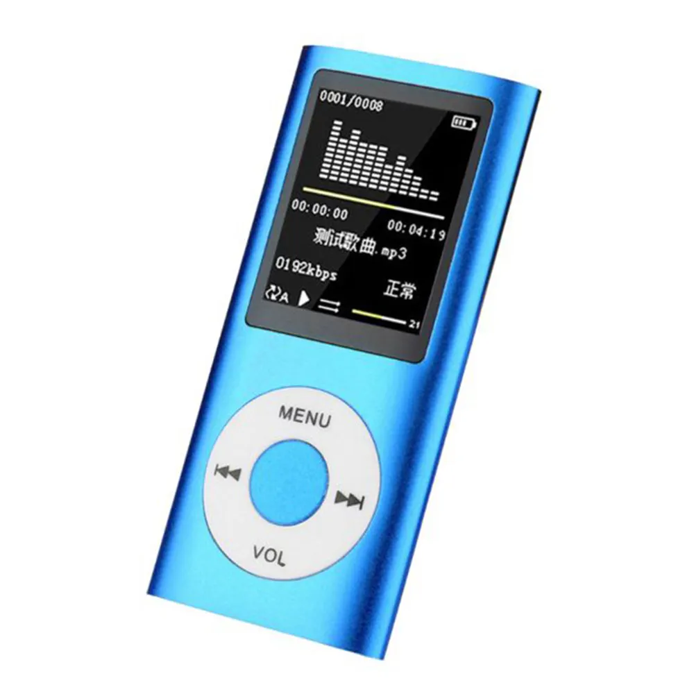 Classic MP4 Player Portable 1.8" LCD HD Video Card MP3 Music Video Media FM Radio Suitable for birthday gifts & Christmas gifts