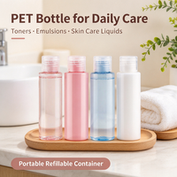 Flacon vide pour lotion cosmétique 100ml 150ml 200ml 250ml 300ml 500ml – Bouteille rechargeable pour soins de la peau, shampoing, gel douche
