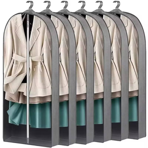 Cao Cấp Không Dệt May Bìa Bụi Bằng Chứng Phù Hợp Với Bảo Vệ Dây Kéo Đóng Cửa Nhiệm Vụ Nặng Nề Treo Hệ Thống Cho Tủ Quần Áo Lưu Trữ - Product Image 3