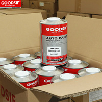 Vernis acrylique 2K à séchage rapide de couche claire solide élevée pour la peinture de voiture Basecoat