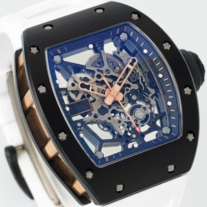 Reloj Mecánico de Alta Calidad para Hombre Big Bull 035, Cristal de Zafiro, Correa de Goma, Cerámica Negra Ultra Resistente, Reloj de Alta Gama - Product Image 4