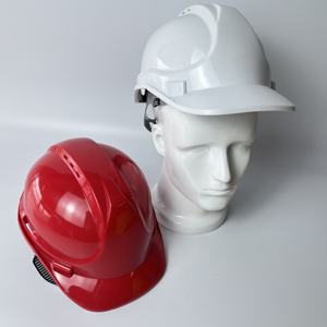 หมวกกันน็อคก่อสร้าง ABS สำหรับงานหนักพร้อมเปลือกเสริมสำหรับป้องกันแรงกระแทกตัวเลือกโลโก้แบบกำหนดเองสำหรับทีมทำงาน - Product Image 4