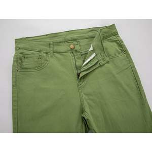 กางเกงยีนส์ขาตรงสไตล์ฮิปฮอปสำหรับผู้ชาย, กางเกงยีนส์ผ้าเดนิมสวมใส่สบายมีรอยขาดเหมาะสำหรับฤดูหนาว - Product Image 1