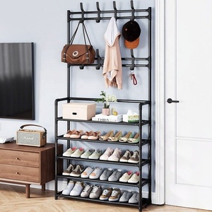 <span class=keywords><strong>Porte</strong></span>-<span class=keywords><strong>chaussures</strong></span> de qualité supérieure <span class=keywords><strong>avec</strong></span> <span class=keywords><strong>porte</strong></span>-<span class=keywords><strong>manteau</strong></span> suspendu, populaire, acceptant la vente en gros, prix le plus bas, fourni directement par l'usine d'origine. - Product Image 4