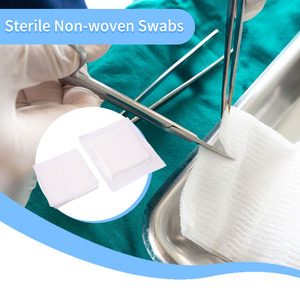 ผลิตภัณฑ์ดูแลบาดแผล ขนาด 10*10 ซม. 5 ชิ้น ผ้าเช็ดทำความสะอาดปลอดเชื้อแบบไม่ถักทอสำหรับทำแผล - Product Image 3