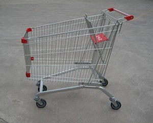 Carrito de Compras Grande de 240L con 4 <span class=keywords><strong>Ruedas</strong></span> para Supermercados, Carrito de 240L para Supermercados Europeos - Product Image 4