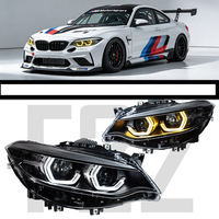 Ensemble de phares à LED DLW en forme de cuillère avec feux de jour DRL et clignotants pour BMW Série 2 F22 2014-2021, phare avant modifié