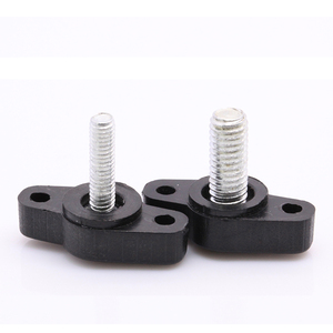 Professional Factory Black Plastic Head T Wing Clamping Knob Thumb Screw With Handle