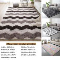 Tapis moelleux en fausse fourrure anti-fatigue super doux fait à la machine pour la décoration de la maison pour le salon Tapis élégant à bas prix