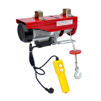 Palan électrique miniature 220V110V petite grue en acier pour toit domestique nouvel état palan électrique à câble métallique