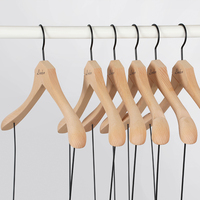 LINDON Cintres en bois personnalisés de haute qualité pour maillots de bain, bikinis et tenues de plage, pour présentation
