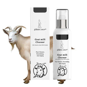 Label privé Glutacoco Skincare raffermissant éclaircissant pour le <span class=keywords><strong>visage</strong></span> hydratant nourrissant beauté <span class=keywords><strong>lait</strong></span> <span class=keywords><strong>de</strong></span> chèvre nettoyant - Product Image 5