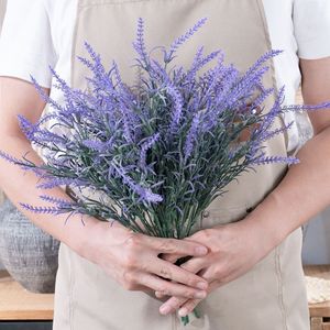 CallaFloral Ramo de Lavanda Artificial, Decoración de Boda de Plástico Morado, Estilo INS - Product Image 2