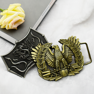 Boucle de ceinture en métal pour hommes, logo personnalisé, accessoires de créateur, pas cher, rotatif 3D, Falcon, <span class=keywords><strong>Dragon</strong></span>, hélicoptère, logo en alliage de zinc - Product Image 4